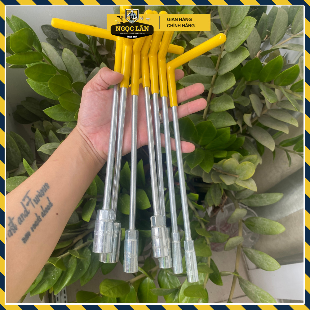 Khóa chữ T cán bọc vặn bulong đai ốc các cỡ 8-19mm thép CRV - Ảnh 5