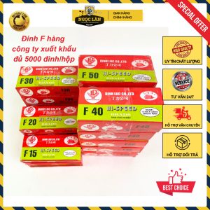 Đinh bấm gỗ công nghiệp thẳng F15-F20-30-F40-F50