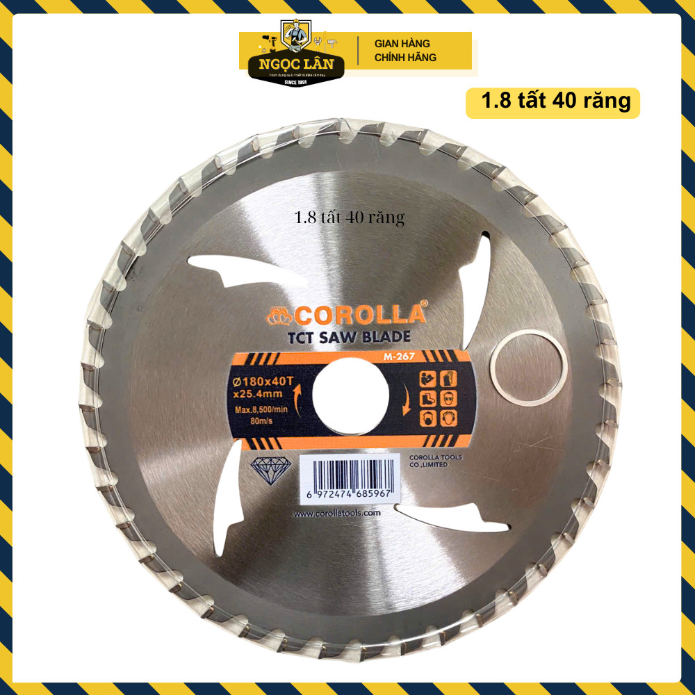 Lưỡi cắt gỗ ván, cốp pha Corolla A2 1.8 tất sắc bén cao cấp - Ảnh 2