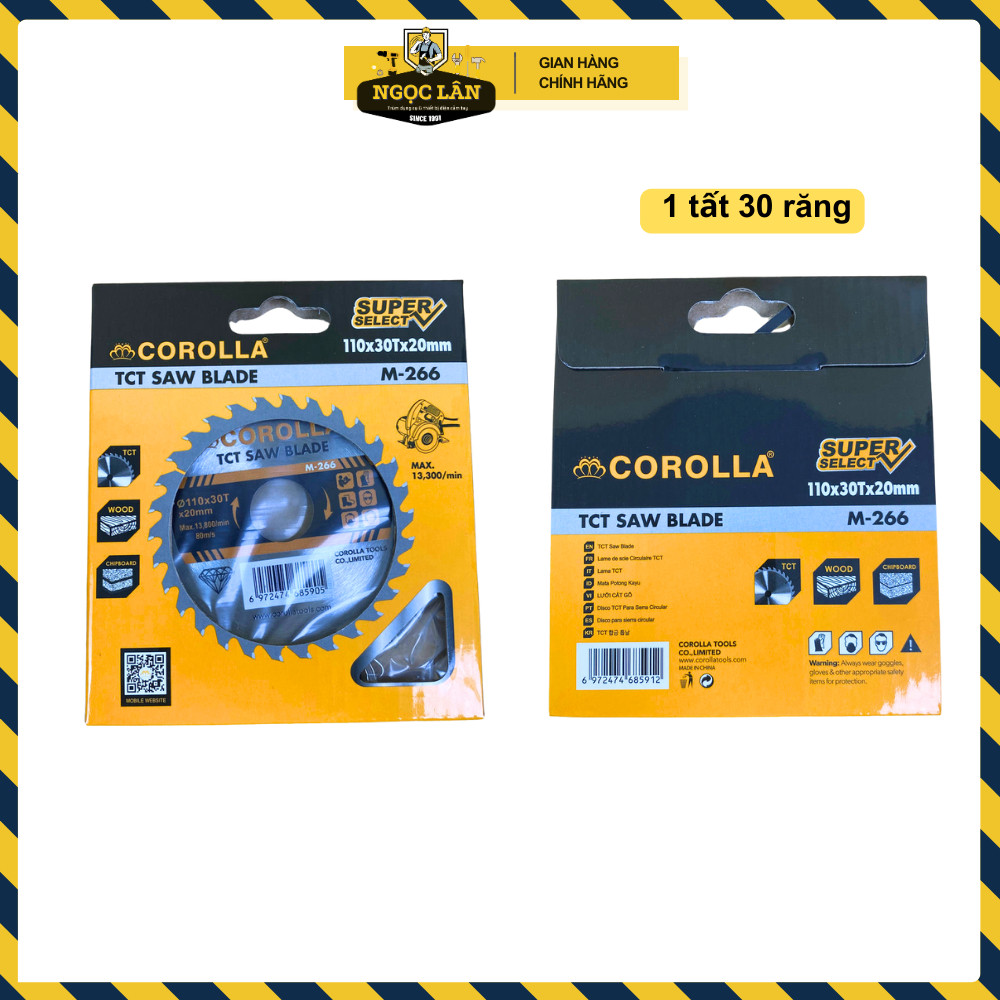 Lưỡi cắt gỗ ván, cốp pha Corolla A2 1.8 tất sắc bén cao cấp - Ảnh 5