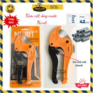 Kìm cắt ống nước, nhựa PVC 42mm Nurit