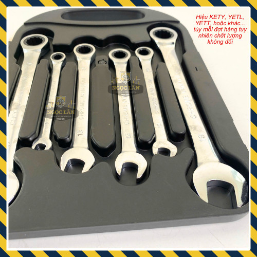 Bộ 7 Cờ Lê Vòng Miệng Tự Động KETY CRV 8-19mm - Ảnh 8