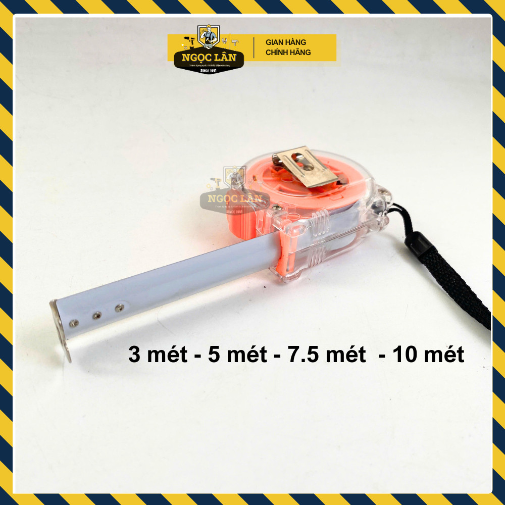 Thước Kéo Lỗ Ban/Mặt Số 5m 7.5m Nhựa Trong Cao Cấp - Ảnh 6