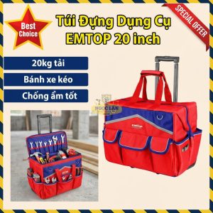 Túi Dụng Cụ Kéo EMTOP 20 Inch Chống Ẩm EHRRTB2013