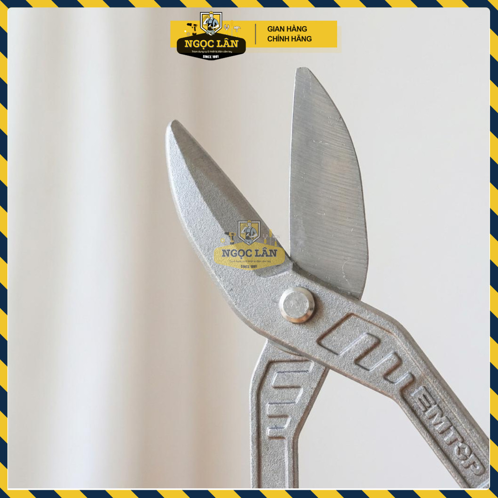 Kéo Cắt Tôn EMTOP 10 Inch Thép Rèn Tay Cầm Nhúng (EASPT1011) - Ảnh 2