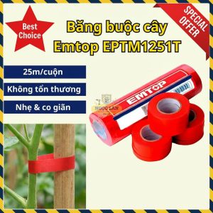 Băng Buộc Cây Co Giãn Emtop EPTM1251T Không Tổn Thương Cây 20 Cuộn