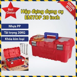 Hộp Đựng Dụng Cụ Nhựa Chuyên Dụng 20 Inch Tay Cầm Kim Loại