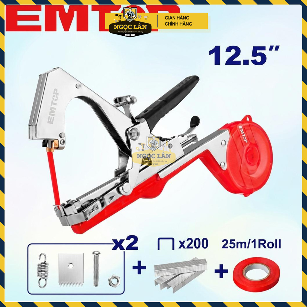 Máy Buộc Cây Emtop EPTM1251, 12.5 Inch, Thao Tác Một Tay - Ảnh 3