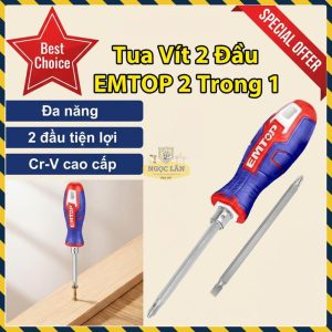 Tua Vít 2 Đầu EMTOP Bake Dẹp 135mm ESDHR0203