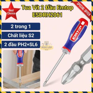 Tua Vít 2 Đầu Bake Dẹp Đa Năng EMTOP 150mm ESDRH2061
