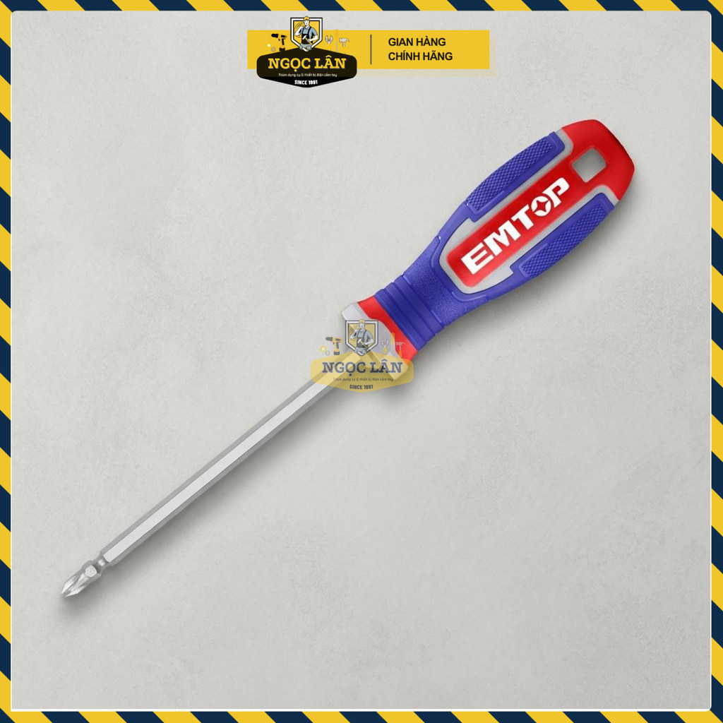 Tua Vít 2 Đầu Bake Dẹp Đa Năng EMTOP 150mm ESDRH2061 - Ảnh 3