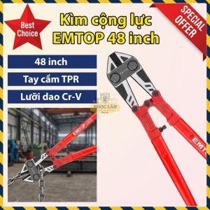 Kìm Cộng Lực EMTOP 48 Inch Lưỡi Cr-V (EBCR4801)