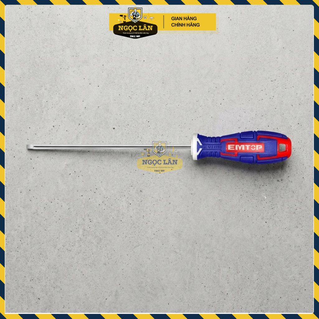 Tua Vít Đầu Dẹp EMTOP 5,5x100mm Chuôi Tròn ESDRSL5402 - Ảnh 2