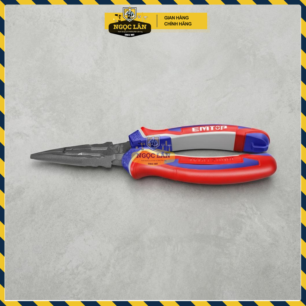 EMTOP Kìm Mỏ Nhọn Trợ Lực 30% 8 inch EPLRL0821 - Ảnh 2