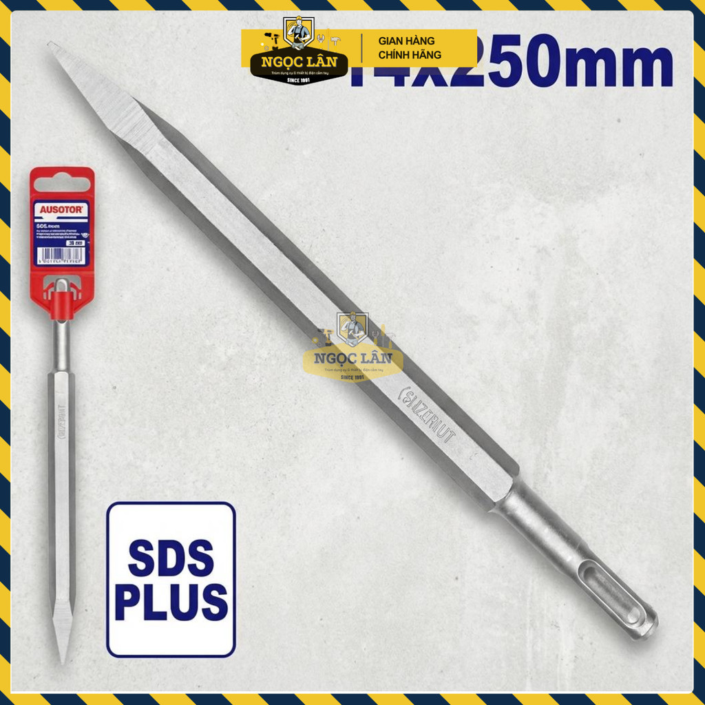 Mũi Đục Nhọn 14mm Đuôi Gài EMTOP ECHS112501 Chống Mài Mòn - Ảnh 2