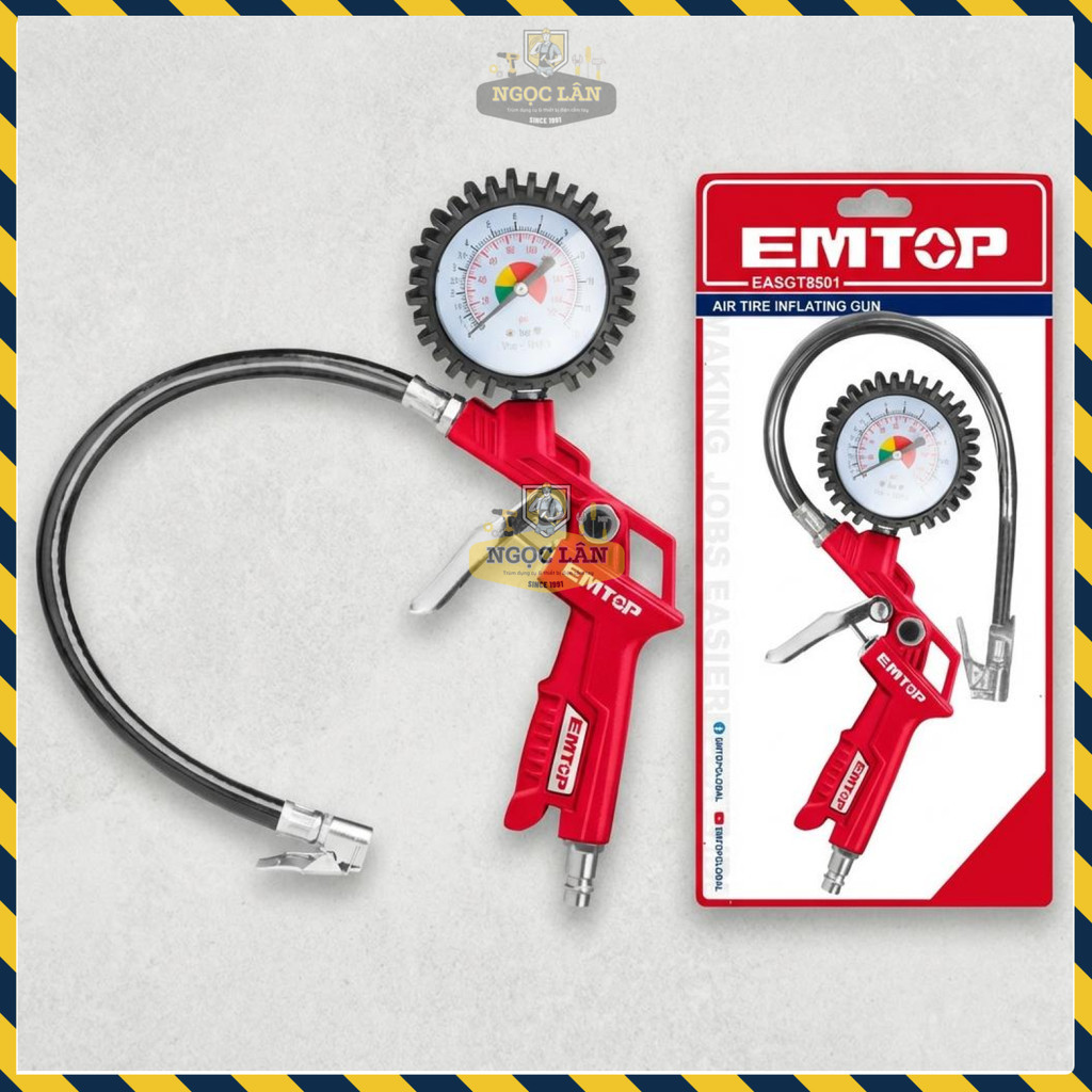 Bơm Lốp Hơi EMTOP 8.5 Bar EASGT8501 - Ảnh 4
