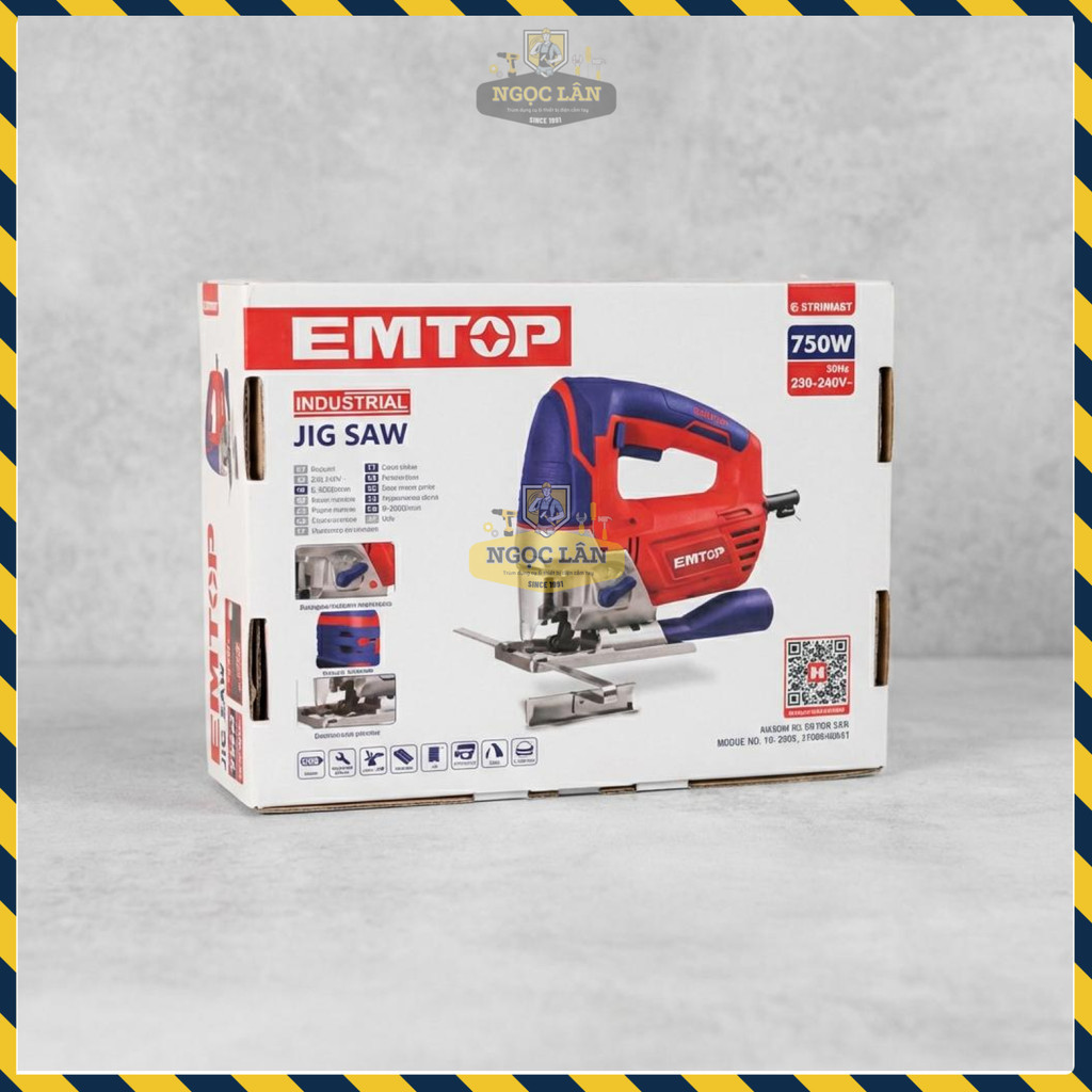 Máy Cưa Lọng Điện EMTOP EJSW8001 800W, Cắt Gỗ Max 100mm - Ảnh 4