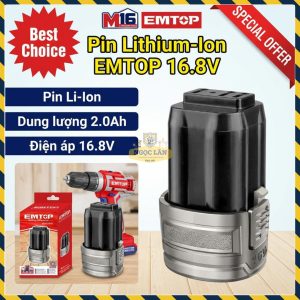 Pin Lithium-Ion EMTOP 16.8V 2.0Ah EBPK1620