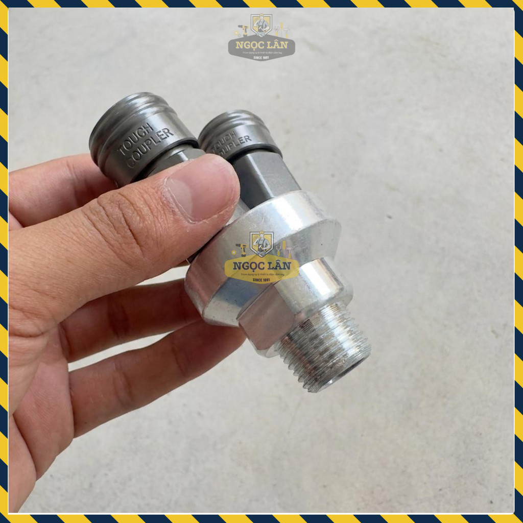 Đầu Nối Nhanh Khí Nén Heike Kiểu V Chia 2 Chạc Ren Ngoài - Ảnh 7