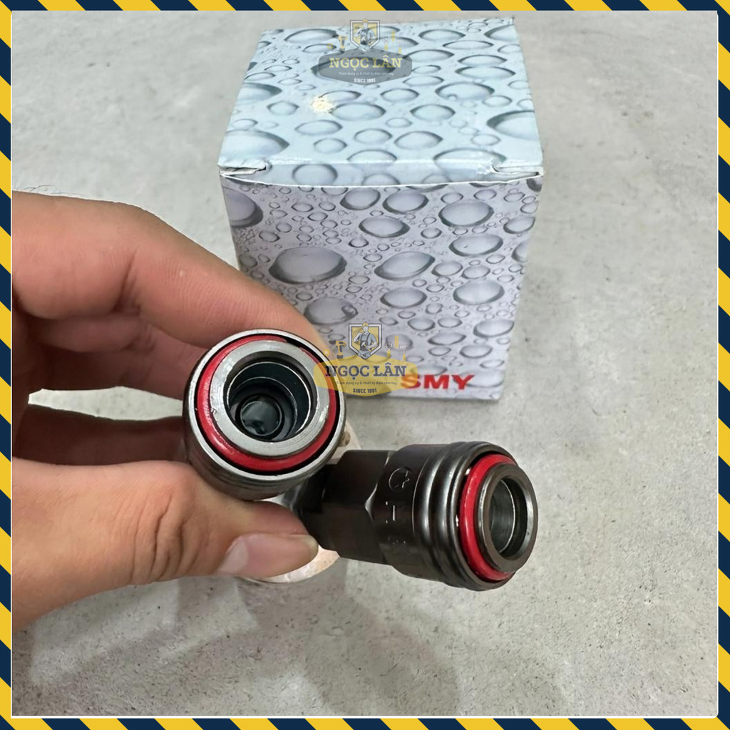 Đầu Nối Nhanh Khí Nén Heike Kiểu V Chia 2 Chạc Ren Ngoài - Ảnh 6
