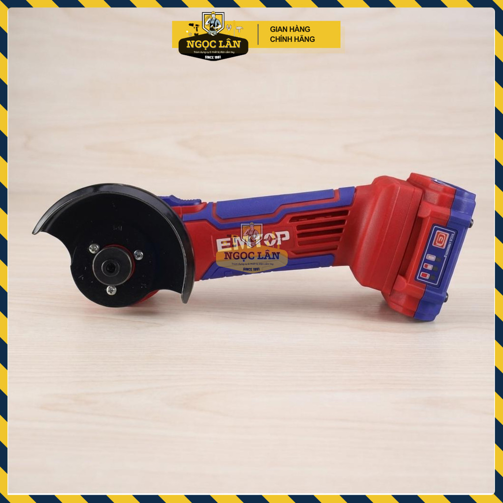 Máy Mài Góc EMTOP 20V Pin D76mm 19500 RPM Thân Máy ELAG7601 - Ảnh 7