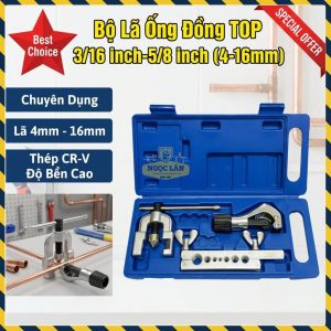 Bộ Lã Ống Đồng Chính Hãng TOP 3/16"-5/8" (4-16mm) Thép CR-V