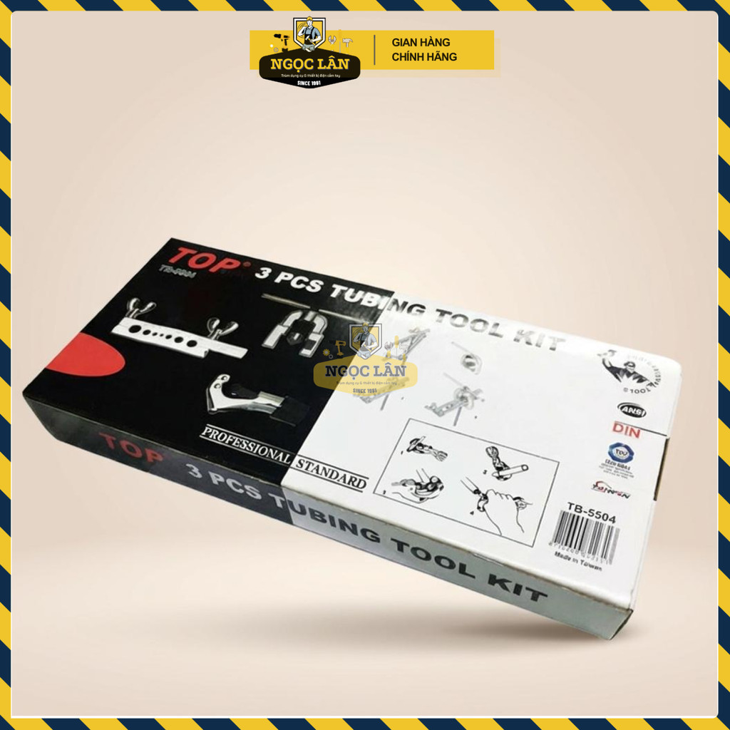 Bộ Lã Ống Đồng Chính Hãng TOP 3/16"-5/8" (4-16mm) Thép CR-V - Ảnh 2