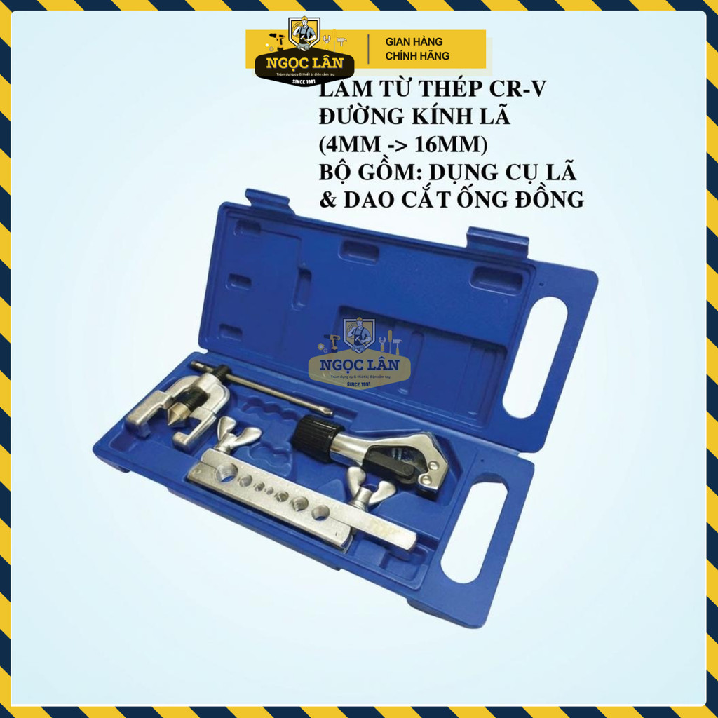 Bộ Lã Ống Đồng Chính Hãng TOP 3/16"-5/8" (4-16mm) Thép CR-V - Ảnh 3