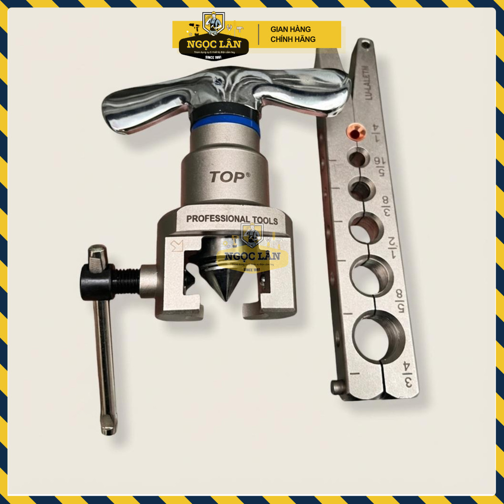 Bộ Lã Ống Đồng Lệch Tâm TOP Thép CR-V Kẹp Ống 1/4"-3/4" - Ảnh 5