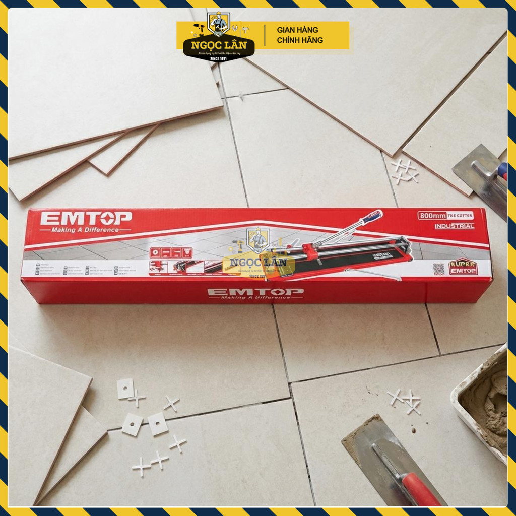 Emtop ETCR8005 Bàn Cắt Gạch 800mm Cắt Đa Năng Dày 14mm - Ảnh 5