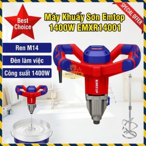 Máy Khuấy Sơn Emtop Chuyên Nghiệp 1400W EMXR14001