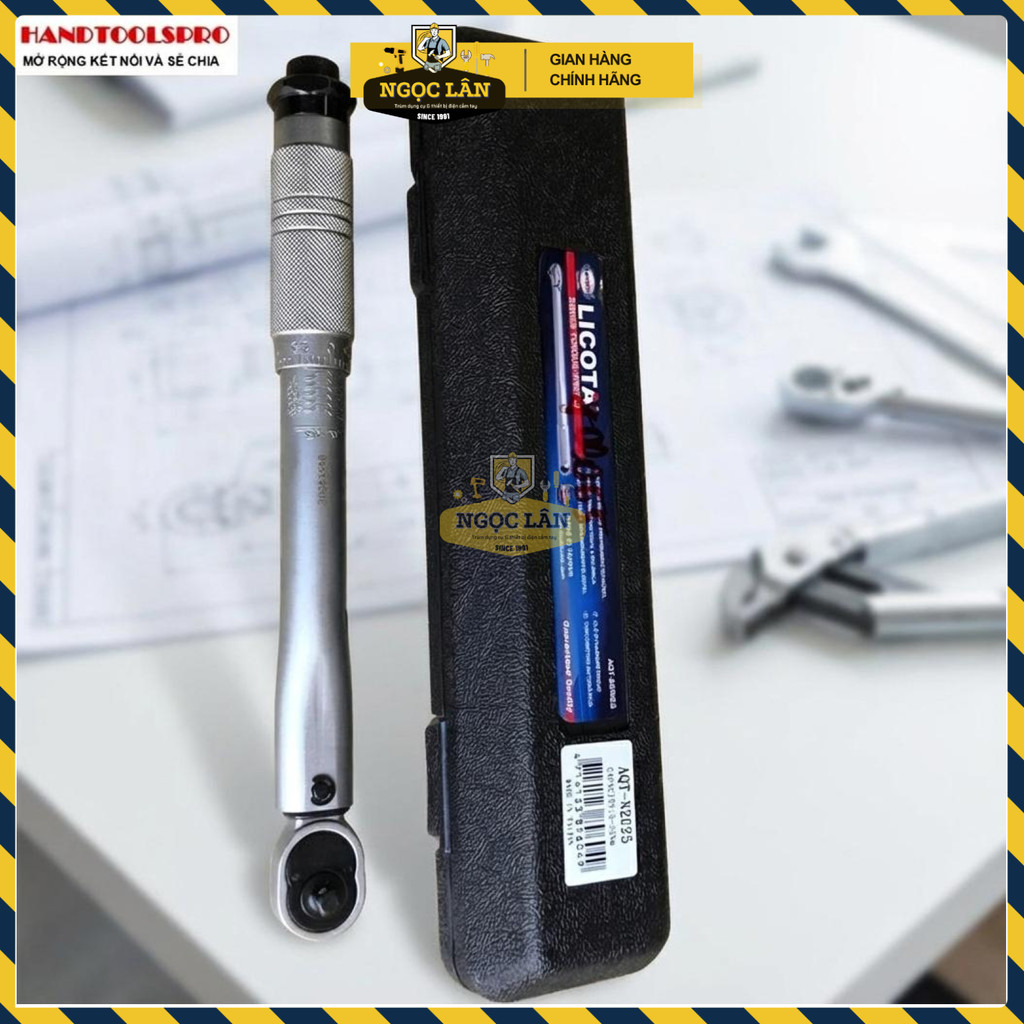 Cần Siết Chỉnh Lực Licota 1/4" 5-25Nm Chính hãng CR-V - Ảnh 3