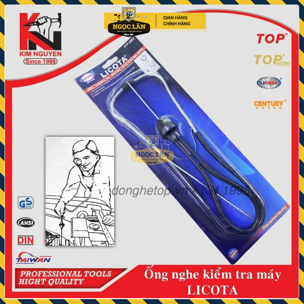 Ống Nghe Kiểm Tra Độ Ồn Máy Xe Licota Cao Cấp - Ảnh 3