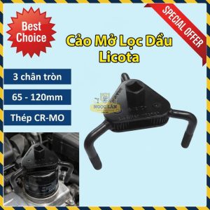 Cảo Mở Lọc Dầu 3 Chân Tròn Licota Chính hãng Cao Cấp