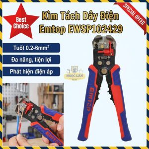 Kìm Tuốt Cắt Uốn Dây Điện Emtop Phát Hiện Điện Áp EWSP102429