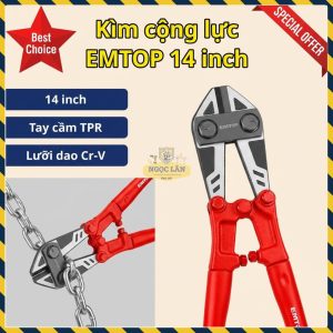 Kìm Cộng Lực EMTOP 14 Inch Lưỡi Cr-V EBCR1401