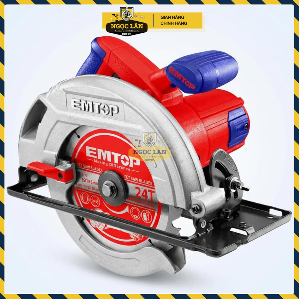 Máy Cưa Gỗ Điện Emtop 185mm ECSW1855 - Ảnh 4