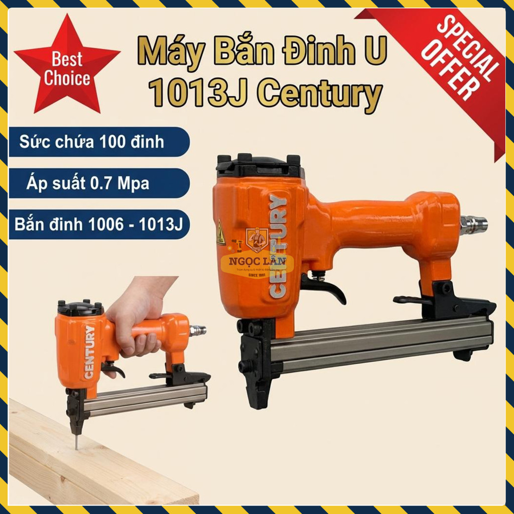 Máy Bắn Đinh Hơi U 1013J Century Bấm Gỗ, Nội Thất, Ngoại Thất